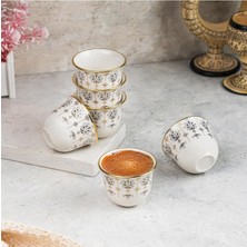 Şanal Aybaba Store Mırra Kahve Fincanı Damla Gawa Fincan Kulpsuz Fincan 6 Adet 869968568566656566