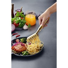 Şanal Çelik Gold Taraklı Mutfak Salata Makarna Spagetti Maşası Maşa CIN623SR