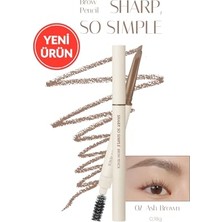 aklow akyoleticaret Ince ve Kalın Çizim Sunan, Fırçalı Kaş Kalemi Sharp So Simple Brow Pencil (02 Ash Brown)