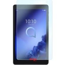 aklow akyoleticaret Alcatel 3T10 10.1 Inç ile Uyumlu Ekran Koruyucu 9h Temperli Kırılmaz Esnek Nano Cam, Çizilmeye ve Darbeye Dayanıklı, Hd Şeffaf