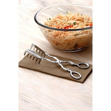 Şanal Çinko Alaşım 20 Cm. Retro Salata Biftek Barbekü Ekmek Pasta Maşası CIN631