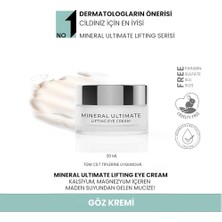 aklow akyoleticaret Mineral Ultimate Göz Kremi 20 ml – Kolajen & Hyaluronik Asitli, Ince Çizgi Karşıtı, Cilt Toparlayıcı ve Nemlendirici Göz Çevresi Bakım Kremi