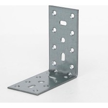 aklow akyoleticaret Mobilya Eşya Dolap Duvara Sabitleme Köşebent Bağlantı Aparatı (50 Adet) L Demiri Gönye 40X80X80 mm