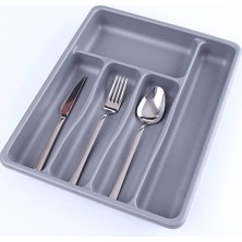 Şanal Gri - 5 Bölmeli Çekmece Içi Kaşıklık 36X29X5CM (5264)