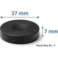 aklow akyoleticaret Pul, Star Plastik Tavla Pulu Siyah & Kremtaşlar, Dayanıklı ve Pürüzsüz Yüzey Büyük Boy No:4