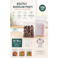aklow akyoleticaret Şeffaf Kilitli Poşet 13X16 Cm, 100'LÜ