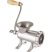 aklow akyoleticaret 12 Numara Metal Döküm Kollu Çelik Et Kıyma Makinesi, Dayanıklı ve Tasarım