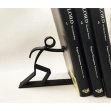 aklow akyoleticaret Dekoratif Kitap Tutucu; Kitap Desteği, Stickman-Çöp Adam Kitap Standı, Ktptct-1