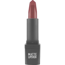 Şanal Alıx Avıen Yoğun Renk Veren Uzun Süre Kalıcı Nemlendirici Kadifemsi Mat Ruj - Matte Lipstick 408 Spicy Rose