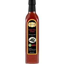 aklow akyoleticaret Şişe, Böğürtlen Sirkesi 500 ml Doğal Fermantasyon Içilebilir Katkısız Cam