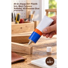 Yenilig 1 Adet Çok Amaçlı Tüp Yapıştırıcı – 50 gr Ahşap Deri Plastik Için, Mavi-Turuncu Ambalaj, All-Purpose Glue