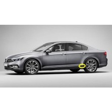 aklow akyoleticaret Vw Passat B8.5 2020-2022 Için 3G0898985 Sol Marşpiyel Arka Uç Krom Çıta