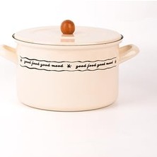 aklow akyoleticaret 22 cm Emaye Süt, Fırın ve Haşlama Tenceresi