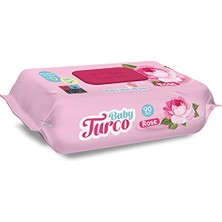 aklow akyoleticaret Gül Kokulu Islak Bebek Havlusu 12X90 Adet