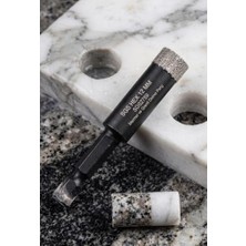 aklow akyoleticaret Hex 12 mm Mermer ve Granit Delme Panç, Elmaslı Karot Matkap Ucu, Seramik, SGS2759
