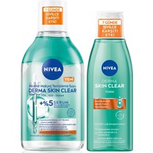 Şanal Derma Skin Clear Karşıtı Tonik 200ML ve Micellar Makyaj Temizleme Suyu 400ML, Niasinamid, Ph