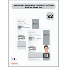 Şanal Dermal Sıkılaştırıcı, Aydınlatıcı, Yumuşatıcı Platinum Kolajen Maske Seti 2 Adet