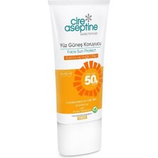 Şanal Cire Aseptine Yüz Güneş Koruyucu Karma ve Yağlı Ciltler 50 Spf 50 ml