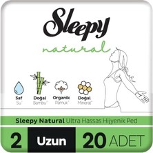 aklow akyoleticaret Natural Ultra Hassas Hijyenik Ped Uzun 20 Adet Ped