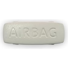aklow akyoleticaret Yan Airbag Yazı Kapağı Gri 1Z0853437 Skoda Octavia 2 A6 ile Uyumlu 2009-2012