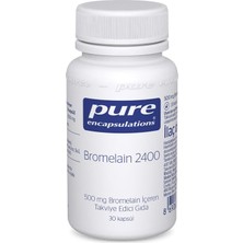 aklow akyoleticaret Pure Encapsulations Bromelain 2400 30 Kapsül Aromasız Renkli