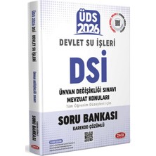 Data Yayınları Üds Devlet Su Işleri (Dsi) Soru Bankası