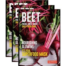 Şanal Dermal Besleyici ve Canlandırıcı Tüm Cilt Tipleri Için Superfood Pancar Maskesi 25GR 3'lü Set