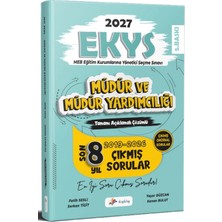Dizgi Kitabevi 2027 Meb Ekys Müdür ve Müdür Yardımcılığı Tamamı Açıklamalı Çözümlü Son 8 Yıl Çıkmış Sorular