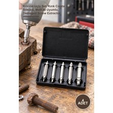 Yenilig 4 Adet Hasarlı Vida Çıkarıcı – Kılavuz Uçlu Set, Kırık Cıvata Sökücü, Matkap Uyumlu, Damaged Screw Extractor