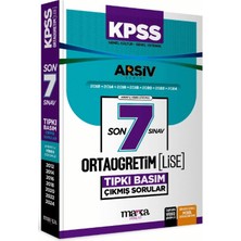 Marka Yayınları Kpss Ortaöğretim - Lise Son 7 Sınav Arşiv Serisi Tıpkı Basım Fasikül Fasikül Çıkmış Sorular