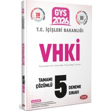 Data Yayınları T.c. Içişleri Bakanlığı Vhki Gys Tamamı Çözümlü 5 Deneme Sınavı