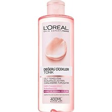 aklow akyoleticaret Değerli Çiçekler Tonik Kuru ve Hassas Ciltler 400 ml