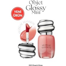aklow akyoleticaret Nemlendirici, Parlak Bitişli Mini Tint Objet Glossy Mini (001 Peach Drop)