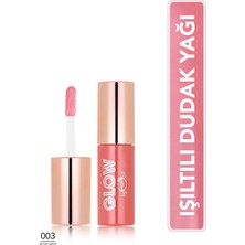 Şanal Flormar Glow Lip Oil Nemlendirici Etkili & Işıltılı Bitişli Renkli Dudak Yağı - 003 Rosy Mıst