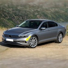 aklow akyoleticaret Vw Passat B8.5 2020-2023 Uyumlu Sol Sis Farı Çerçevesi, Mat Siyah 3G0853665K