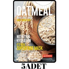 Şanal Dermal Superfood Besleyici ve Nemlendirici Tüm Cilt Tipleri Için Yulaf Yüz Maskesi 5 Adet