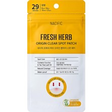 Şanal Nacıfıc Fresh Herb Origin Clear Spot Patch 29 Adet | Şeffaf Yama | Koruyucu Bakım Pedi