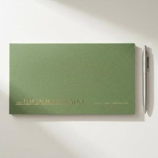 aklow akyoleticaret Paperto. Tarihsiz Haftalık Planlayıcı, 29,7 × 15 Cm, 52 Sayfa, 110 G Ivory Kağıt, Yeşil Kapak, Haftalık Plan Defteri, Kopar At Planlayıcı (Türkçe)