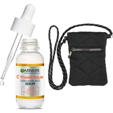 Şanal Garnier C Vitamini Parlak Süper Aydınlatıcı Serum 30ML & Telefon Çantası Hediyesi