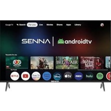 aklow akyoleticaret Senna 32WF7500H Hd 32" 82 Ekran Uydu Alıcılı Android Smart LED Tv