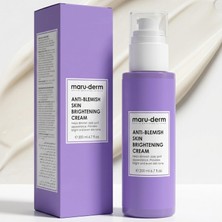 Şanal Maruderm Leke Karşıtı Cilt Aydınlatıcı Bakım Kremi – Niasinamid, Alfa-Arbutin & Meyan Kökü ile Düzensiz Cilt Tonuna Karşı, 200 ml
