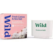 Şanal Wild Refill Yedek Stick Deodorant Içi Yüzde Doksan Sekiz Doğal Formül Fresh Cotton & Sea Salt 40 G.
