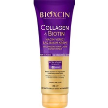 Şanal Bioxcin Collagen & Biotin Hacim Veren Saç Bakım Kremi 250 ml – Ince Telli ve Hacimsiz Saçlar Için Dolgunlaştırıcı ve Nemlendirici Bakım