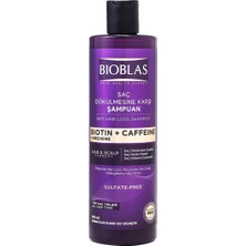 Şanal Bioblas Biotin Kafein Arjinin Şampuan – Saç Dökülmesine Karşı Güçlü Bitkisel Formül, Sülfatsız, Bıocomplex B19 Ile, 400 ml