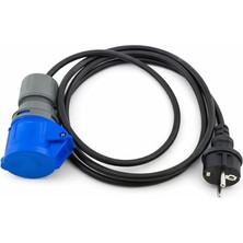 aklow akyoleticaret Kablolu Monofaze Dönüştürücü 3x1,5 mm 2 Metre Elektrikli Araç Şarj Adaptörü, Sök Tak Taşınabilir