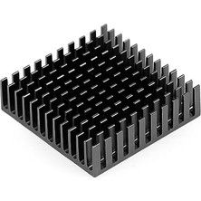 aklow akyoleticaret 4x4 cm Alüminyum Pasif Soğutucu, 40X40 mm ve 143 Kanatlı Radyatör; Peltier, Led, Elektronik Devre, Entegre, Vga, Ram, Cpu, Gpu Için