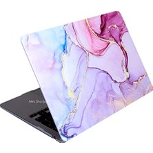 aklow akyoleticaret MacBook Air 13.3 Inç M1 Uyumlu Lavanta Düşü Desenli Sert Kapak A1932 A2179 A2337