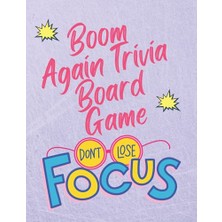 aklow akyoleticaret Boom Agaın Trıvıa Board Game: Challenging Multiple Choice Questions! Fun Trivia Games With 400 Questions And Answers (About Everything!) 150 Pages Dimensions: 8.5 x 0.34 x 11