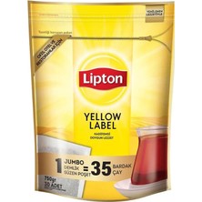 aklow akyoleticaret Yellow Label Jumbo Demlik Poşet Çay; 30'lu, 750 G (30X25G)