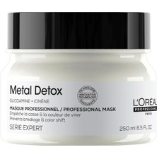Şanal L'oréal Professionnel Serie Expert Metal Detox Saç Maskesi 250 ml - Işlem Görmüş ve Boyalı Saçlar Için Kırılma Karşıtı Koruyucu Maske